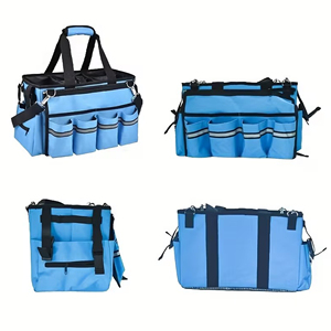 Multifunctional Durable 900D Materia Water Resistant Wearable Cleaning Supply Storage Bag Large Capacity Cleaning Tool Organizer - Product Image 6