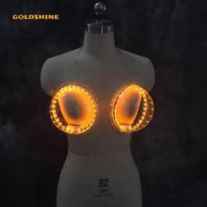 LED Luminous SexyDJ Lady Bra Halloween/Christmas Night Club Stage Party Props Wine Container Atmosphere with Luminescent Clothes - Product Image 2