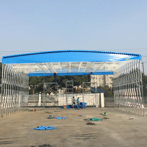 Tente escamotable industrielle <span class=keywords><strong>de</strong></span> cadre en acier pour le <span class=keywords><strong>stockage</strong></span> d'entrepôt avec le revêtement en PVC ignifuge - Product Image 5