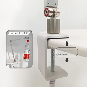 Design del morsetto di Base supporto per telefono rotante a 360 gradi supporto per telefono cellulare con supporto per tablet personalizzato a sbalzo - Product Image 4