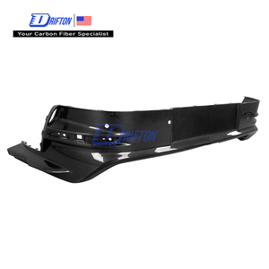 Ajuste en 911 992 GT3RS inserto de parachoques trasero de fibra de carbono Real para Porsche 911 992 GT3RS 2023-ON - Product Image 1