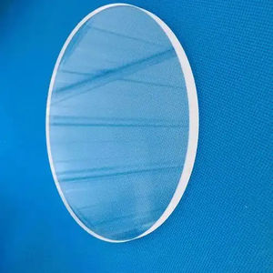 Lámina de Vidrio de Cuarzo Borosilicato Templado Redonda Personalizada de 4mm 5mm 6mm 8mm Resistente al Calor para Aplicaciones de Mirillas - Product Image 1