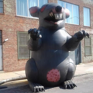 Hot bán Chicago sinh ra bơm hơi khổng lồ Phản đối rat Inflatable scabby rat/chuột động vật mô hình cho Đường Phố Cảnh báo trang trí - Product Image 1