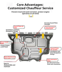 Protection inférieure du moteur en alliage d'aluminium pour <span class=keywords><strong>Volvo</strong></span> V40 S60L XC60 S80 <span class=keywords><strong>V80</strong></span> XC90 S90 V90 V60 - Product Image 5