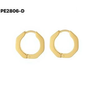 Amy Amy <b>Huggie</b> Earrings <b>Silver</b> Plated Geometric Women's Fashion Jewelry Gift Classic Style PE2806 - Product Image 2