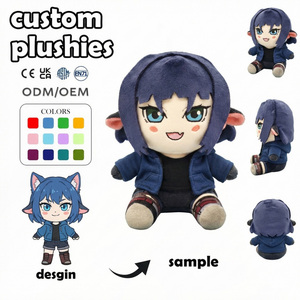 Peluche Personalizzati <span class=keywords><strong>con</strong></span> MOQ Basso, Personaggi Anime Altamente Realistici, Giocattoli a Batteria, Portachiavi in Peluche Personalizzati - Product Image 6