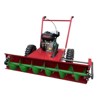Déneigeuse à tarière avec brosse à rouleaux interchangeable et lame de déneigement, machine multifonctionnelle pour l'élimination de la neige