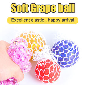 2023 superventas Bola de ventilación de goma de cuentas mano muñeca juguete malla Squishy estrés juguetes bola - Product Image 2