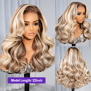 Perruque de cheveux humains vierges bruts en gros, 13x6, blond 613, ondulée, avec dentelle frontale HD, pré-épilée, ligne de cheveux naturelle, pour <span class=keywords><strong>femmes</strong></span> - Product Image 2