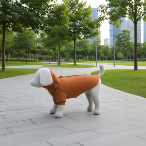 Sudadera Estilo Urbano para Perros, Color Óxido, Talla M 50 cm, Ropa para Mascotas - Product Image 3