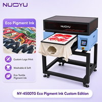 Nueva Impresora DTG de Tinta Textil con Pigmentos Eco Solventes y Cabezal Epson para 100% Algodón y Mezclas, Logotipo Personalizado, Garantía de 3 Años