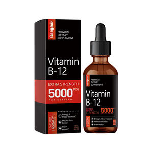 LUVVITA Vitamine B12 en gouttes liquides, complément alimentaire pour soutenir le système immunitaire, le soutien émotionnel et nerveux, vitamine - Product Image 3