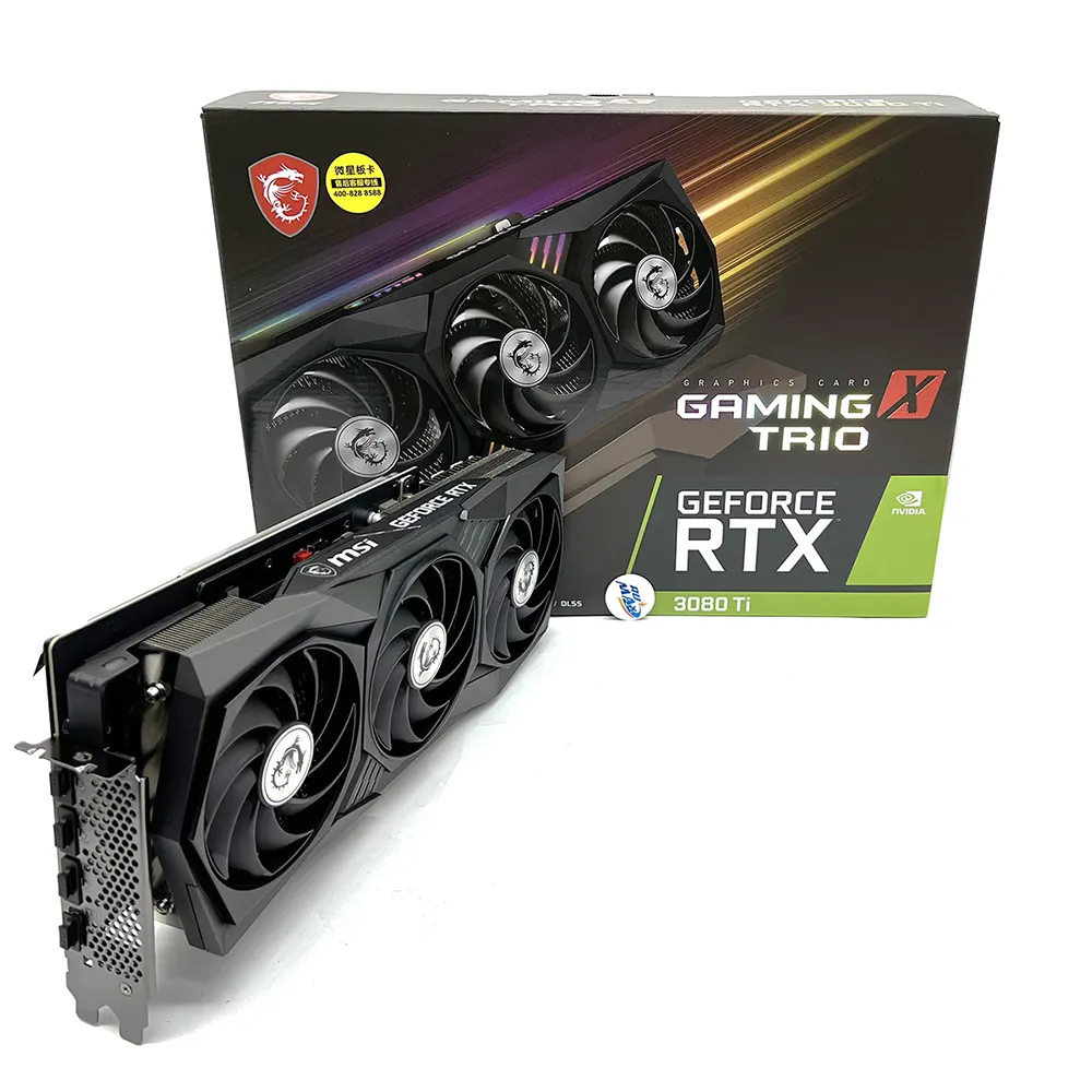 MSI RTX 3080 Ti משחקי X טריו 12GB הגרפיקה כרטיסי GPU