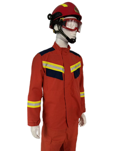 Combinaison de sauvetage pour pompiers RJJF-F2-FZ (été) Norme GA633 ignifuge antistatique Équipement de secours en cas de catastrophe - Product Image 6
