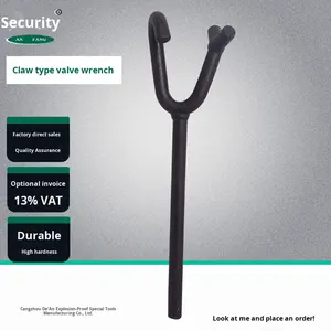 Clé à soupape de type griffe de <span class=keywords><strong>sécurité</strong></span> 200-1000mm clés à roue ronde métrique <span class=keywords><strong>en</strong></span> acier au carbone - Product Image 2