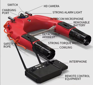 JWR-V6 F5 Ocean di salvataggio del prodotto di sicurezza acqua Drone telecomando salvagente con telecamera citofono - Product Image 3