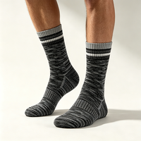Chaussettes de sport d'été personnalisées avec logo pour hommes et femmes, écologiques, antibactériennes, rembourrées, anti-humidité, pour la course à pied et l'entraînement