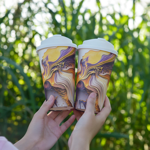 Custom 500ml Clear Frosted Disposable PP Injection Cup Single Wall Design <strong>IML</strong> <strong>Label</strong> Printed Fun+ Cold Hot Boba Milk Tea 90mm - Product Image 5