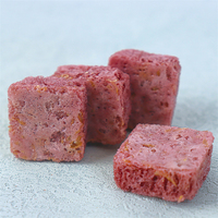Nieuwste Lemon Sour Gefreeze-droogde Fruittheeblokjes Gezonde Ronde Vorm