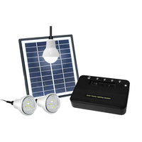 Système d'énergie solaire portable 18W Kits d'éclairage domestique et mini générateurs solaires pour usage domestique Nouveau système de charge solaire