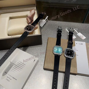 Montre analogique à quartz pour femme Ti2fany, grand cadran, luxe léger, bracelet en acier inoxydable coloré, montre de plongée, emballage en boîte - Product Image 2