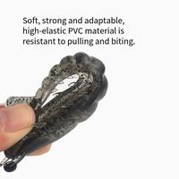 Aotuo Leurre souple réaliste Ironclad Shrimp coulant, 9,5 cm, 11,5 cm, 6g, 10g, lot de 2 en boîte, pour la pêche au bar en eau salée - Meilleures ventes