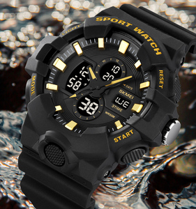 Skmei 2117 Analog Kỹ Thuật Số Cổ Tay Xem Người Đàn Ông Chất Lượng Cao Đồng Hồ Đeo Tay Điện Tử 50M Không Thấm Nước Đồng Hồ <span class=keywords><strong>LCD</strong></span> Hiển Thị - Product Image 1