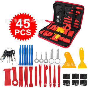 45 Pc Car Interior Panel Removal Tool Kit With Soft Case For Dashboard Door Trim Repair - Product Image 1
