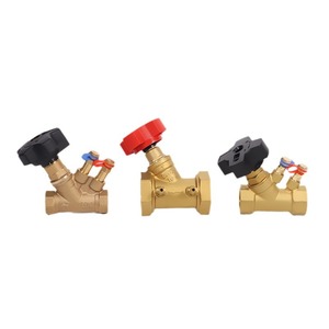 Manually Controlled Brass Static Regulating Balance <b>Valve</b> Digitally Locked Flow Regulating <b>Control</b> <b>Valve</b> - Product Image 2