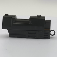 Pistolet anti-stress EDC en alliage de zinc avec mécanisme de poussée manuel infini, services d'usinage par électro-érosion à fil et CNC