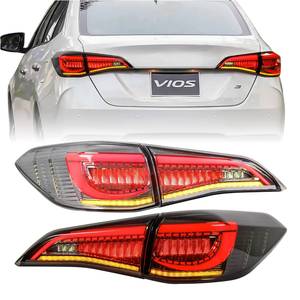 Nouveau feu arrière LED ABS à matrice dynamique avec design unique pour Vios 2019-2022 – Amélioration de la version d'origine - Product Image 1