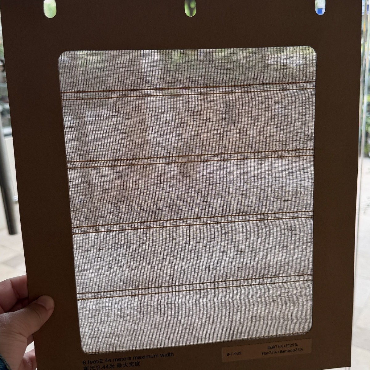Light brown, default grommet style.
