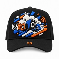Cappellino da Baseball Personalizzato con Ricamo in Stile Old English, 5 Pannelli, Visiera Curva, Stile Dad Hat, Streetwear West Coast, Vendita all'Ingrosso, Basso MOQ