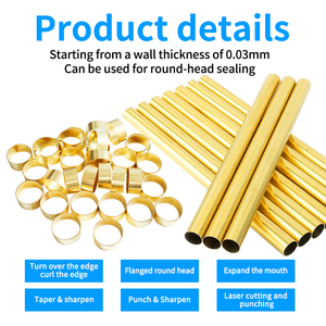 Precio Directo de Fábrica |   Tubo de Oro-Palladio de Alta Estabilidad Química para Electrónica de Precisión, <span class=keywords><strong>Aplicaciones</strong></span> Médicas y Fluidísticas - Product Image 4
