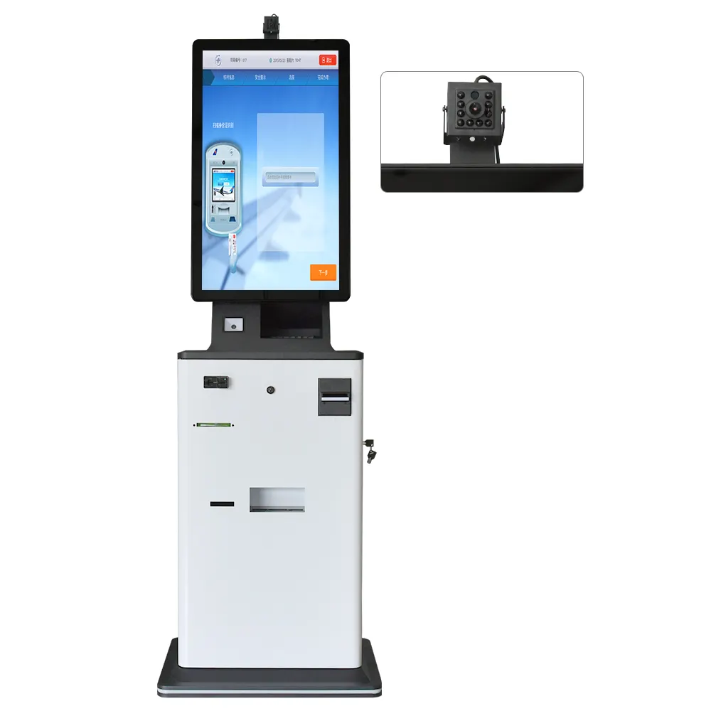 23 Check-in-Touch-Kiosk Selbst zahlungs kiosk Rechnungs akzeptor Warteschlangen system Kiosk