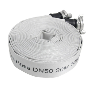 מחיר טוב 2 "x20m אש אש צינור קרב רוסי צימוד זרבובית אש מים שטוחים זולים ציוד כבאים - Product Image 5