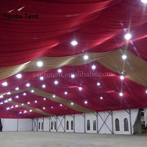 Tente d'événement de 30 m de largeur, élégante, en bâche PVC rouge, cadre en aluminium, imperméable, <span class=keywords><strong>pour</strong></span> mariage, exposition, <span class=keywords><strong>location</strong></span> commerciale en extérieur - Product Image 5