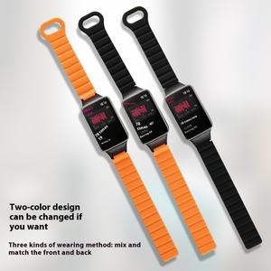 Correa de Reloj Inteligente Deportiva Magnética de Silicona Transpirable de Lujo para Hombre y Mujer de 20 mm y 22 mm para Samsung Galaxy Watch <span class=keywords><strong>7</strong></span> 6 5 <span class=keywords><strong>Pro</strong></span> 4 - Product Image 5