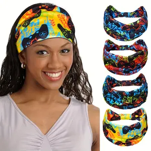 2024 High Quality Supplier Silk knot headband satin girl flower headbands for women yoga sports headbands