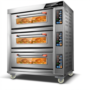 Hornos Industriales Inteligentes Bibo para Hornear Pan y Pasteles, Hornos Comerciales de 3 Niveles y 6 Bandejas para Pizza, para Restaurantes Medianos - Product Image 1