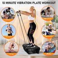 Plateforme vibrante sans fil à télécommande pour exercices corporels, machine de massage vibratoire Super Crazy Vibro Fit, directement de l'usine
