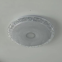 Plafonnier de décoration de bordure en cristal plafonniers Led modernes montés en surface pour chambre à coucher éclairage à la maison