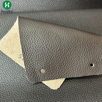 Tissu en cuir PU écologique grain litchi pour sièges de voiture, canapés, chaises, lits et décoration de meubles – Commande à faible MOQ, échantillon gratuit