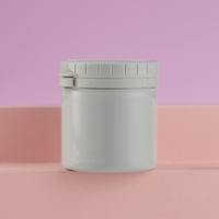 Pot en plastique pour produits pharmaceutiques 1OZ, pot à pommade, pot cosmétique recyclable, pot à crème en plastique avec couvercles étanches