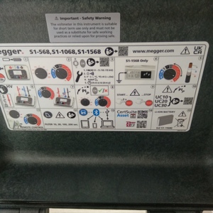 S1-1068 S1-568 S1-1568 Mégohmmètre, instrument de mesure et d'analyse de résistance d'isolement 220V - Product Image 1