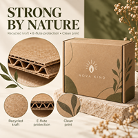 Emballages cosmétiques personnalisés haut de gamme, boîtes en papier kraft, cartons en carton ondulé, boîtes d'expédition, boîtes postales, logo imprimé de luxe
