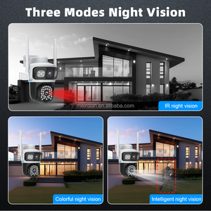 كاميرا مراقبة فيديو ctv PTZ لاسلكية 6MP 3 4G كاميرا مراقبة فيديو ctv PTZ خارجية 4K عدسة مزدوجة 4G كاميرا أمان لبطاقة Sim - Product Image 6