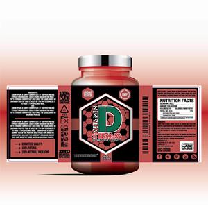 Không thấm nước tùy chỉnh nhãn chai tổng hợp sản phẩm giấy Sticker vitamin Y dán chai nhãn CuộN - Product Image 5