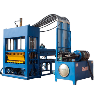 Multifunctional PLC <strong>QT5</strong> - <strong>15</strong> Chain Paving and Mud Making Machine 220V for <strong>Cement</strong> Core Concrete Hollow Production Line - Product Image 4