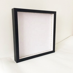 Boîte carrée noire et blanche personnalisée, <span class=keywords><strong>4x4</strong></span>, 8x8, 10x10 pouces, 3cm de profondeur intérieure, cadre de boîte d'ombre à lumière LED - Product Image 5